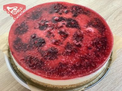 Malinový cheesecake