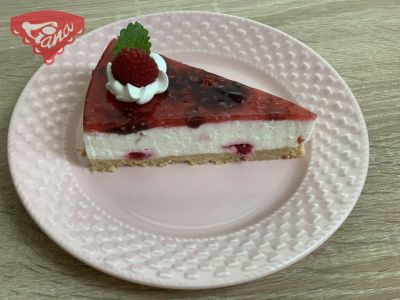 Malinový cheesecake