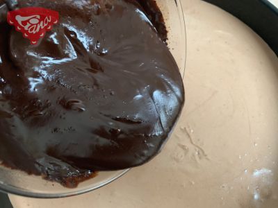 Chocolate cheesecake with 70% chocolate