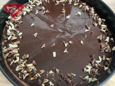 Chocolate cheesecake with 70% chocolate