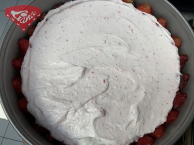 Jahodovo-smotanový cheesecake