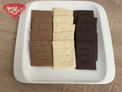 Bezlepkové máslové sušenky 3 druhy bez vajíčka