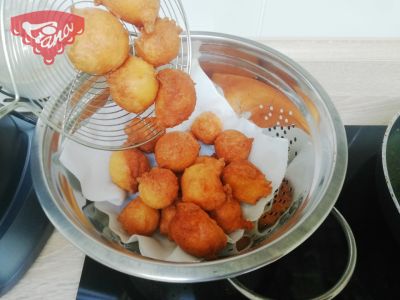 Gluten-free mini balls without leavening