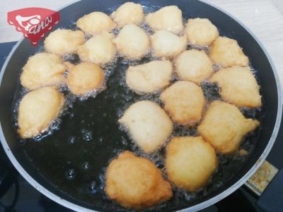 Gluten-free mini balls without leavening