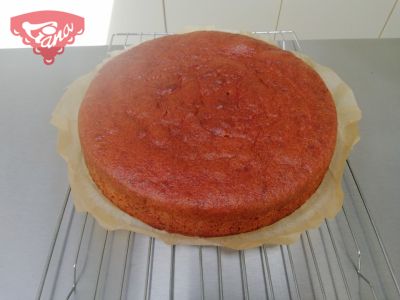 Gluténmentes vörös bársony torta