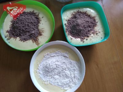 Gluténmentes EXKLUZÍV háromszínű pudingtorta