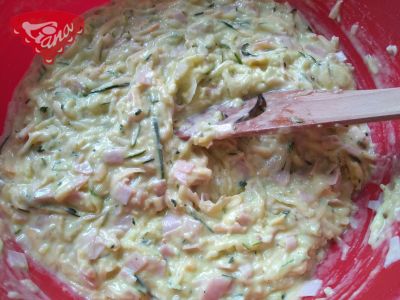 Gluten-free zucchini pudding