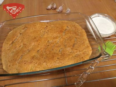 Gluten-free garlic bread