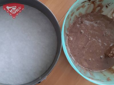 Glutenfreier Maulwurfskuchen im Glas