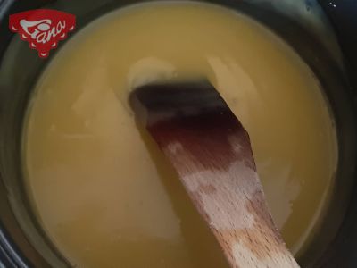 Glutenfreie Brownies mit Vanillepudding