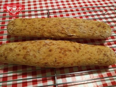 Gluten-free bacon baguettes