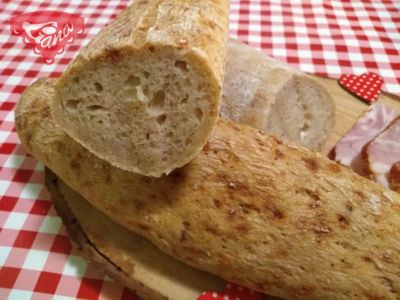 Gluten-free bacon baguettes