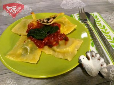 Glutenfreie hausgemachte Ravioli