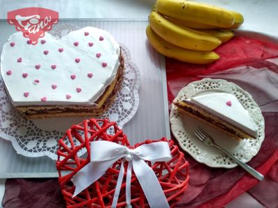 Gluten-free chocolate-banana cake