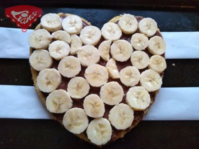 Bezlepková čokoládovo - banánová torta