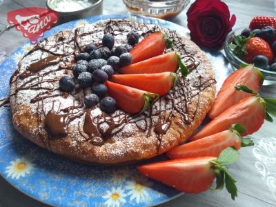 Gluten-free pancake from the oven