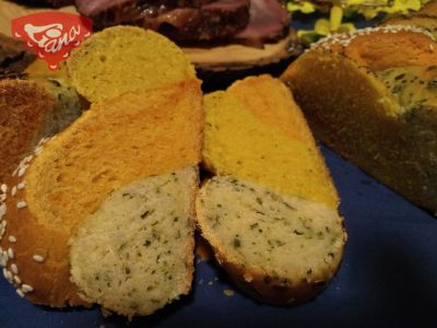 Gluten-free tricolor cake