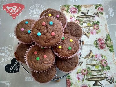 Glutenfreie Lebkuchenmuffins mit Äpfeln