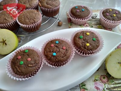 Glutenfreie Lebkuchenmuffins mit Äpfeln