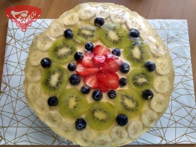 Bezlepková ovocná torta so želatínovou polevou