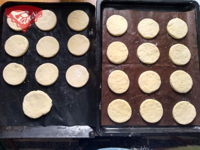 Sourdough gluten-free cheesecakes with apricots