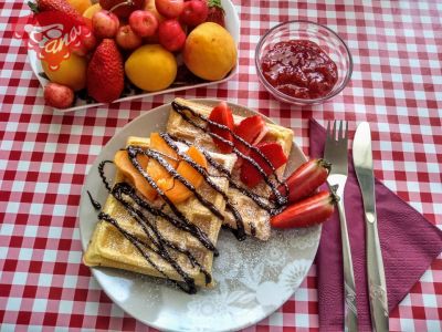 Gluten-free and dairy-free lightning fast waffles