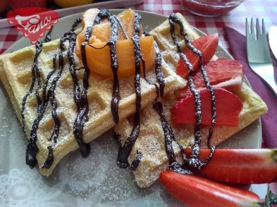 Gluten- und milchfreie, blitzschnelle Waffeln