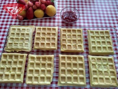 Gluten- und milchfreie, blitzschnelle Waffeln