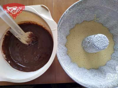 Gluten-free cake with wheat flour