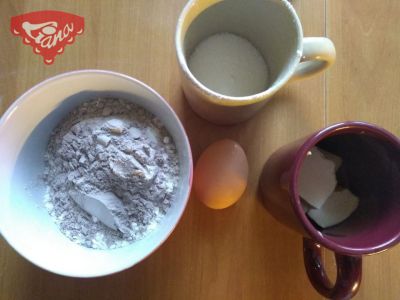 Gluten-free cake with termix filling
