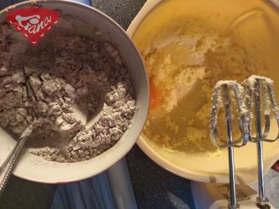 Gluten-free cake with termix filling
