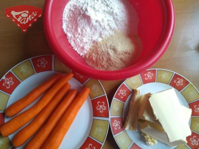 Mrkvové taštičky bez lepku, mléka a vajec