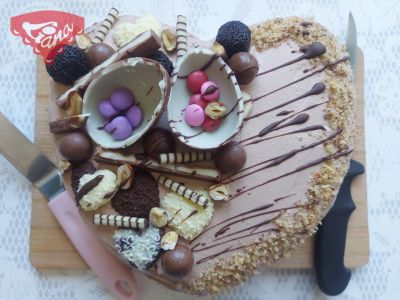 Bezlepková torta Kinder Bueno