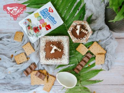 Bezlepkový kinder cheesecake