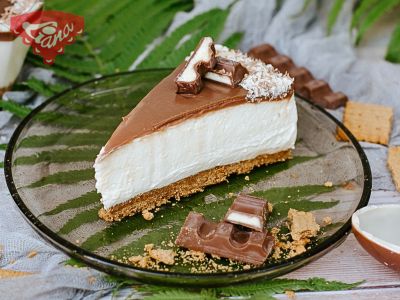 Bezlepkový kinder cheesecake