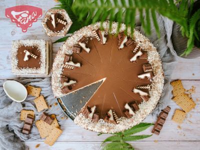 Bezlepkový kinder cheesecake