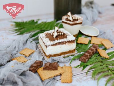 Bezlepkový kinder cheesecake