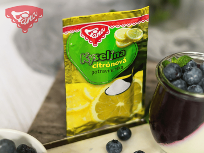 Čučoriedková panna cotta