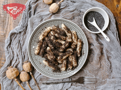 Gluten-free poppy seeds dumplings