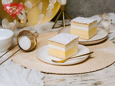 Glutenfreier EXTRA Vanille Golden-Puddingkuchen Liana