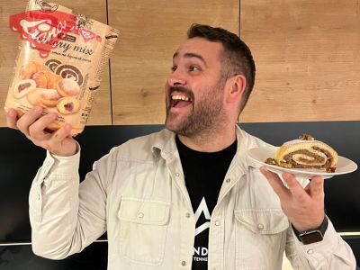 Bezlepkový orechový závin