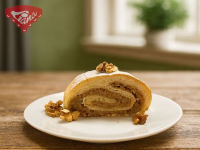 Bezlepkový orechový závin