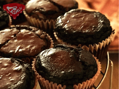 Bezlepkové brownies muffiny