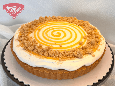 Bezlepkový jablkový tart s mandľami