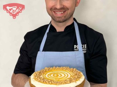 Bezlepkový jablkový tart s mandľami