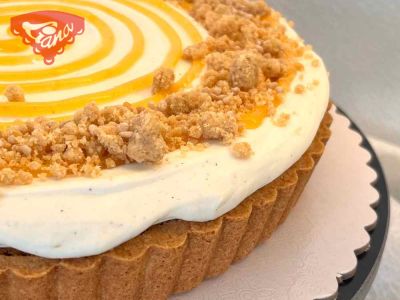 Bezlepkový jablkový tart s mandľami