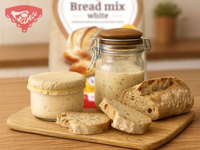 Bezlepkový kvásek z moučné směsi Liana Bread mix White