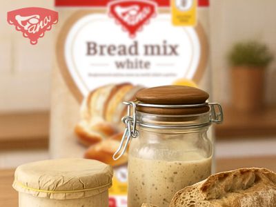 Bezlepkový kvásek z moučné směsi Liana Bread mix White