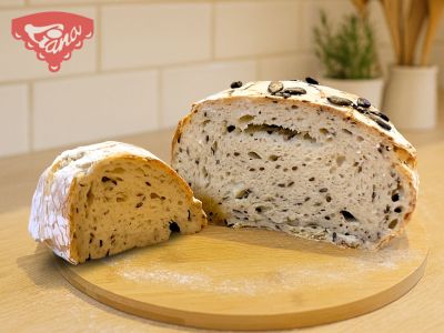 Gluten-Free Sourdough Bread with Flaxseeds – Soft, Fragrant & Homemade