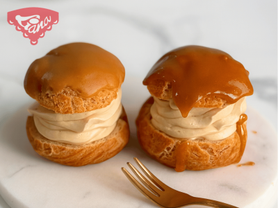 Glutenfreie Karamell-Windbeutel vom Konditormeister – im Handumdrehen fertig